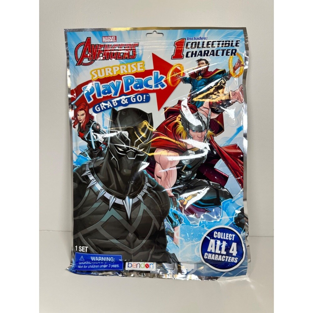 NEW Marvel Avengers Surprise Play Pack Grab and‎ Go! Includes 1 Collectible Hero
